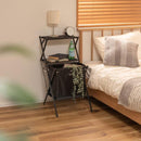 マガジンラック 収納ラック かご バスケット 棚 インテリア マルチ収納ラック 折りたたみ 折り畳み おしゃれ アメリカン カジュアル 【納期B】【azm-mip-99】