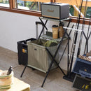 マガジンラック 収納ラック かご バスケット 棚 インテリア マルチ収納ラック 折りたたみ 折り畳み おしゃれ アメリカン カジュアル 【納期B】【azm-mip-99】