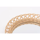 鏡 壁掛け ミラー おしゃれ 丸 トイレ 玄関 アジアン 韓国風 リゾート ナチュラル カフェ風 カントリー リビング ダイニング 木製 円形 サークル ラウンド型 【納期B】【azm-mr-716】