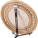 鏡 壁掛け 卓上 置き型 おしゃれ 丸 トイレ 玄関 韓国風 ウォールミラー アジアン リゾート ナチュラル カフェ風 カントリー リビング 木製 円形 小さめ 小型 【納期B】【azm-mr-718】