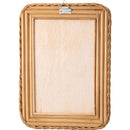 鏡 壁掛け 卓上 置き型 おしゃれ トイレ 玄関 韓国風 ウォールミラー アジアン リゾート ナチュラル カフェ風 カントリー リビング 木製 長方形 小さめ 小型 【納期B】【azm-mr-719】