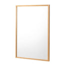 ウォールミラー 壁掛け ミラー 鏡 大型 シンプル 木製 フレーム 天然木 北欧 ナチュラル カジュアル インテリア 【納期A】【azm-mtk-311】