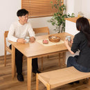 ダイニングテーブル テーブル 単品 木製 シンプル 幅135cm 奥行80cm 高さ 約70cm 長方形 カントリー調 ナチュラル デザイン カフェ風 おしゃれ 北欧 【納期A】【azm-mtk-331】
