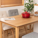 ダイニングテーブル テーブル 単品 木製 シンプル 幅135cm 奥行80cm 高さ 約70cm 長方形 カントリー調 ナチュラル デザイン カフェ風 おしゃれ 北欧 【納期A】【azm-mtk-331】