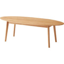 リビングテーブル 楕円形 オーバル 丸型 丸 センターテーブル ローテーブル おしゃれ 北欧 木製 シンプル カントリー調 天然木 ナチュラル カフェ風 【納期A】【azm-mtk-343】