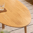 リビングテーブル 楕円形 オーバル 丸型 丸 センターテーブル ローテーブル おしゃれ 北欧 木製 シンプル カントリー調 天然木 ナチュラル カフェ風 【納期A】【azm-mtk-343】