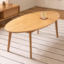 リビングテーブル 楕円形 オーバル 丸型 丸 センターテーブル ローテーブル おしゃれ 北欧 木製 シンプル カントリー調 天然木 ナチュラル カフェ風 【納期A】【azm-mtk-343】