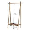 ハンガーラック 棚付き シンプル 北欧 ナチュラル おしゃれ シンプル 【納期A】【azm-mtk-527na】