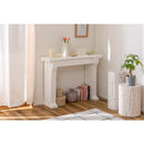 マントルピース風 棚 木製 暖炉まわり 装飾 木製 天然木 エレガント ナチュラル カントリー 北欧 ヨーロピアン アメリカン リビング ダイニング ゴージャス 【納期A】【azm-mtp-100br】