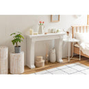 マントルピース風 棚 木製 暖炉まわり 装飾 木製 天然木 エレガント ナチュラル カントリー 北欧 ヨーロピアン アメリカン リビング ダイニング ゴージャス 【納期A】【azm-mtp-100br】