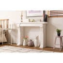 マントルピース風 棚 木製 暖炉まわり 装飾 木製 天然木 エレガント ナチュラル カントリー 北欧 ヨーロピアン アメリカン リビング ダイニング ゴージャス 【納期A】【azm-mtp-100br】