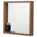 ウォールミラー 鏡 長方形 木製フレーム 【納期B】【azm-mu-034】
