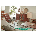 ダイニングチェア おしゃれ シンプル モダン アート スタイリッシュ かっこいい フェイクレザー 合成 革 スチール脚 北欧 アメリカン ビンテージ風 レトロ 椅子 【納期A】【azm-mys-301】