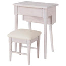 ドレッサーセット スツール 椅子 白 ホワイト 鏡 ミラー 【納期A】【azm-net-589wh】