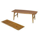 折りたたみテーブル 棚 取り外し ローテーブル センターテーブル 折り畳み リビングテーブル 木製 フォールディングテーブル ナチュラル デザイン 【納期A】【azm-net-614wal】