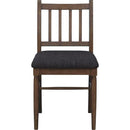 ダイニングチェア 座面クッション付き ダークブラウン 茶色 シンプル 北欧 おしゃれ 【納期A】【azm-net-830cbr】