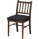 ダイニングチェア 座面クッション付き ダークブラウン 茶色 シンプル 北欧 おしゃれ 【納期A】【azm-net-830cbr】