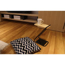 サイドテーブル おしゃれ モダン スタイリッシュ スチール製 天然木 天板 ミニテーブル ソファサイド ベッドサイド Z型 物置き台 インテリア 飾り台 棚 【納期B】【azm-nit-12】