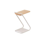 サイドテーブル おしゃれ モダン スタイリッシュ スチール製 天然木 天板 ミニテーブル ソファサイド ベッドサイド Z型 物置き台 インテリア 飾り台 棚 【納期B】【azm-nit-12】