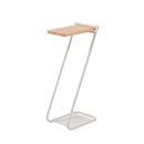 サイドテーブル おしゃれ 北欧 ナチュラル モダン スタイリッシュ スチール製 天然木 天板 ミニテーブル ソファサイド ベッドサイド 物置き インテリア 飾り台 【納期B】【azm-nit-13】