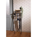 ハンガーラック 傘立て 傘たて 立て掛け スリム スタイリッシュ シンプル 玄関 エントランス インテリア ブラック 黒 ホワイト 白 スチールラック 日本製 【納期B】【azm-nit-14】