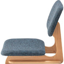 フロアチェア 座椅子 北欧 おしゃれ フロアーチェア 背もたれ 座面 クッション性 和室 和風 洋室 洋風 使いやすい 椅子 かわいい コンパクト インテリア 【納期A】【azm-noc-51】