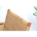 椅子 おしゃれ チェア 木製 北欧 アジアン ナチュラル カントリー 天然木 チェアー 足置き オットマン スツール パーソナルチェア インテリア アームチェア 【納期A】【azm-nrs-423】