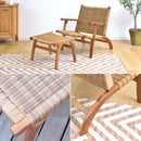 椅子 おしゃれ チェア 木製 北欧 アジアン ナチュラル カントリー 天然木 チェアー 足置き オットマン スツール パーソナルチェア インテリア アームチェア 【納期A】【azm-nrs-423】