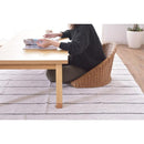 座椅子 和風 和柄 アジアン ラタン 編み込み 座いす フロアチェア 背もたれ おしゃれ リゾート風 南国 デザイン 和室 馴染む 似合う インテリア 【納期B】【azm-nrs-425】