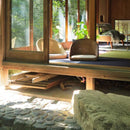 座椅子 和風 和柄 アジアン ラタン 編み込み 座いす フロアチェア 背もたれ おしゃれ リゾート風 南国 デザイン 和室 馴染む 似合う インテリア 【納期B】【azm-nrs-425】