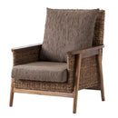 ソファ 一人掛け 編み込み リゾート風 おしゃれ ハワイアン 【納期A】【azm-nrs-451】