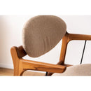 フロアチェア おしゃれ 一人用 椅子 ソファー パーソナルチェアー 北欧 おしゃれ カントリー ナチュラル カフェ風 インテリア 腰掛け 木製 脚 クッション座面 【納期A】【azm-nrs-510h】