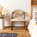 フロアチェア おしゃれ 一人用 椅子 ソファー パーソナルチェアー 北欧 おしゃれ カントリー ナチュラル カフェ風 インテリア 腰掛け 木製 脚 クッション座面 【納期A】【azm-nrs-510h】