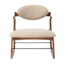 フロアチェア おしゃれ 1人用 イス 椅子 ソファー パーソナルチェア 北欧 おしゃれ カントリー ナチュラル カフェ風 インテリア 腰掛け 木製 脚 クッション座面 【納期A】【azm-nrs-510m】