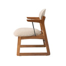 フロアチェア おしゃれ 1人用 イス 椅子 ソファー パーソナルチェア 北欧 おしゃれ カントリー ナチュラル カフェ風 インテリア 腰掛け 木製 脚 クッション座面 【納期A】【azm-nrs-510m】