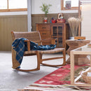 ロッキングチェア 北欧 木製 椅子 リビング チェアー 揺れる リラックス 一人掛け 1人掛け ゆらゆら おしゃれ かわいい インテリア 家具 アメリカン 【納期A】【azm-nrs-539】