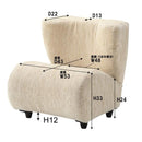 ローソファ 椅子 1人掛け 肘なし 【納期A】【azm-ns-611】