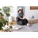 座いす 座椅子 ソファ 一人掛け 1人掛け コンパクト 小型 ミニ 北欧 おしゃれ かわいい リビング フロアチェア 椅子 ソファー ブラック 黒 ブルー 青 【納期A】【azm-ns-612】