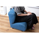 座いす 座椅子 ソファ 一人掛け 1人掛け コンパクト 小型 ミニ 北欧 おしゃれ かわいい リビング フロアチェア 椅子 ソファー ブラック 黒 ブルー 青 【納期A】【azm-ns-612】