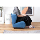 座いす 座椅子 ソファ 一人掛け 1人掛け コンパクト 小型 ミニ 北欧 おしゃれ かわいい リビング フロアチェア 椅子 ソファー ブラック 黒 ブルー 青 【納期A】【azm-ns-612】