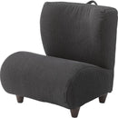 座いす 座椅子 ソファ 一人掛け 1人掛け コンパクト 小型 ミニ 北欧 おしゃれ かわいい リビング フロアチェア 椅子 ソファー ブラック 黒 ブルー 青 【納期A】【azm-ns-612】