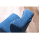 座いす 座椅子 ソファ 一人掛け 1人掛け コンパクト 小型 ミニ 北欧 おしゃれ かわいい リビング フロアチェア 椅子 ソファー ブラック 黒 ブルー 青 【納期A】【azm-ns-612】