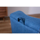 座いす 座椅子 ソファ 一人掛け 1人掛け コンパクト 小型 ミニ 北欧 おしゃれ かわいい リビング フロアチェア 椅子 ソファー ブラック 黒 ブルー 青 【納期A】【azm-ns-612】