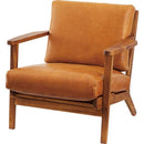 椅子 おしゃれ 1人掛け 一人掛け 1人用 ソファ リビングチェア 木製 脚 天然木 レザー 古めかしい レトロ調 アンティーク風 インテリア お洒落 かわいい 北欧 【納期A】【azm-ns-620】