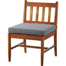 ダイニングソファ 1人掛 一人掛け ソファー 椅子 ひじ無し 肘掛けなし ナチュラル 北欧 カントリー モダン おしゃれ シンプル 天然木 脚 クッション 【納期A】【azm-ns-626】