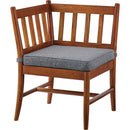 ダイニングソファ コーナー 1人掛 一人掛け ソファー 椅子 ナチュラル 北欧 カントリー モダン おしゃれ シンプル 天然木 脚 クッション 【納期A】【azm-ns-627】