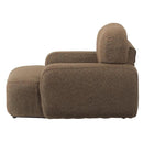 ソファ 一人掛け 1人掛け ローソファー シンプル 背もたれ 肘掛け 厚み ボリューム クッション性 北欧 ナチュラル リビング 小型 【納期A】【azm-ns-631】