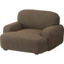 ソファ 一人掛け 1人掛け ローソファー シンプル 背もたれ 肘掛け 厚み ボリューム クッション性 北欧 ナチュラル リビング 小型 【納期A】【azm-ns-631】