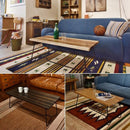 コーヒーテーブル サイドテーブル 木製 天然木 モダン インテリア アイアン ローテーブル センターテーブル リビングテーブル 【納期A】【azm-nw-111】