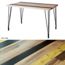 ダイニングテーブル 4人 モダン アジアン テーブル 木製 天然木 おしゃれ 木目 デザイン 柄 アイアン 【納期A】【azm-nw-113】